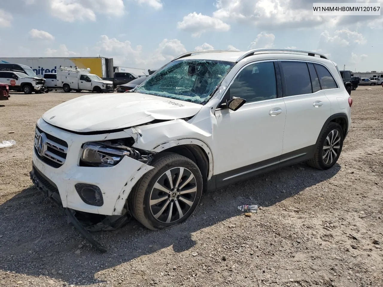 2021 Mercedes-Benz Glb 250 4Matic VIN: W1N4M4HB0MW120167 Lot: 71810474