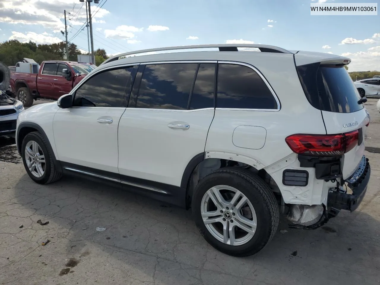 2021 Mercedes-Benz Glb 250 4Matic VIN: W1N4M4HB9MW103061 Lot: 72470234