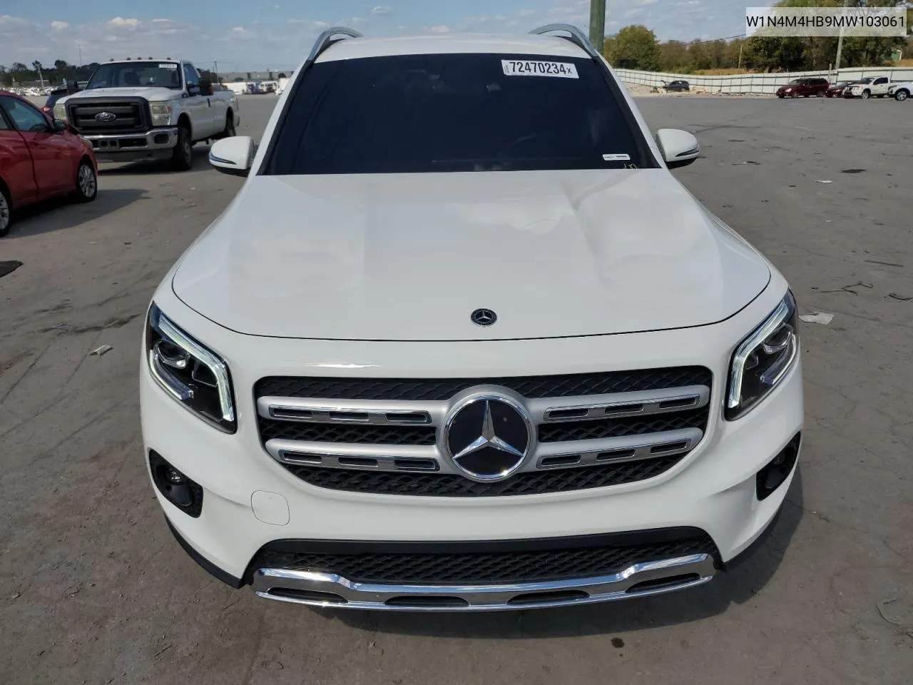 2021 Mercedes-Benz Glb 250 4Matic VIN: W1N4M4HB9MW103061 Lot: 72470234