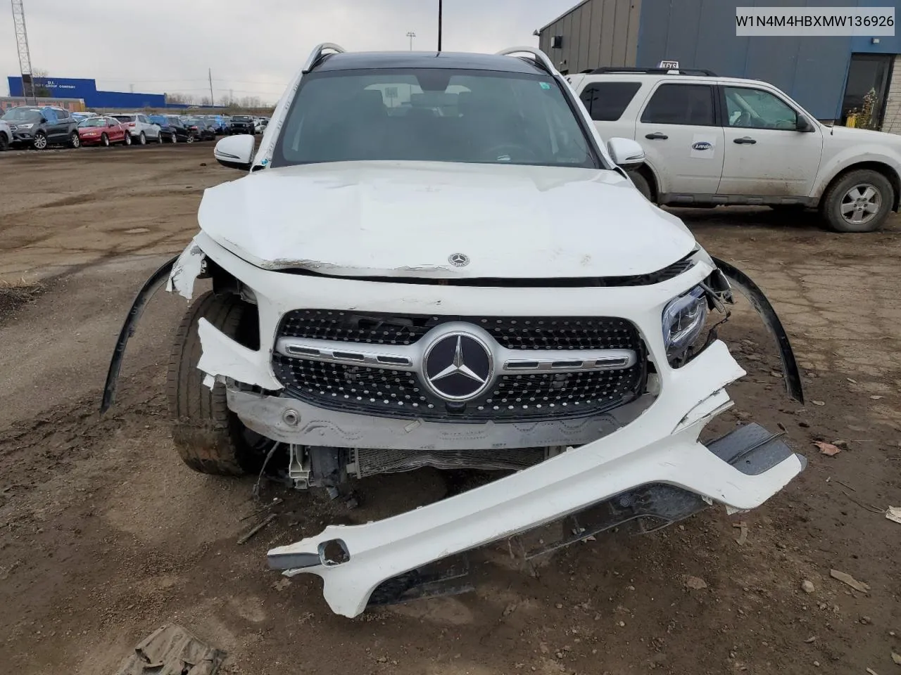 2021 Mercedes-Benz Glb 250 4Matic VIN: W1N4M4HBXMW136926 Lot: 74491333