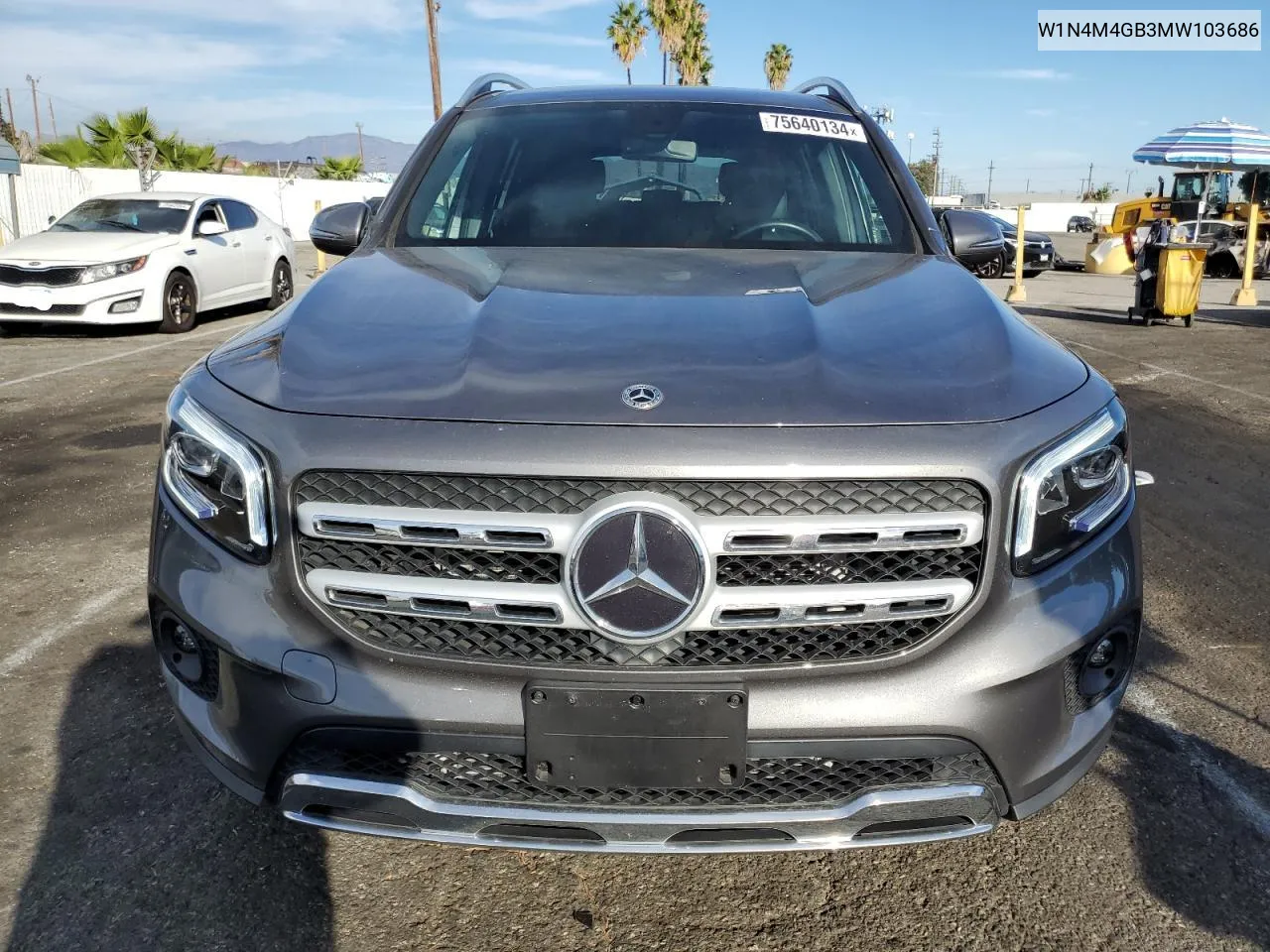 2021 Mercedes-Benz Glb 250 VIN: W1N4M4GB3MW103686 Lot: 75640134