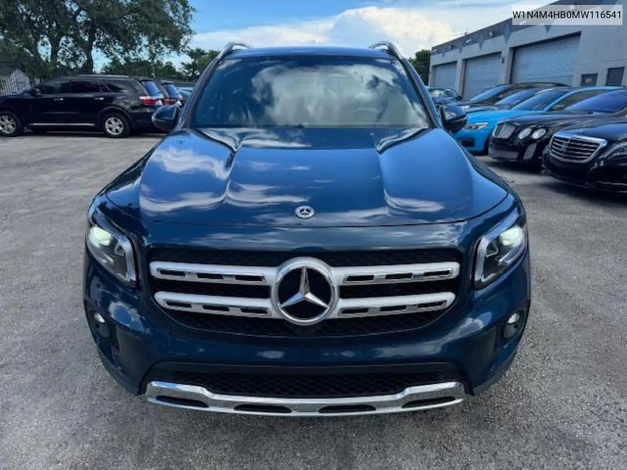 2021 Mercedes-Benz Glb 250 4Matic VIN: W1N4M4HB0MW116541 Lot: 76422784