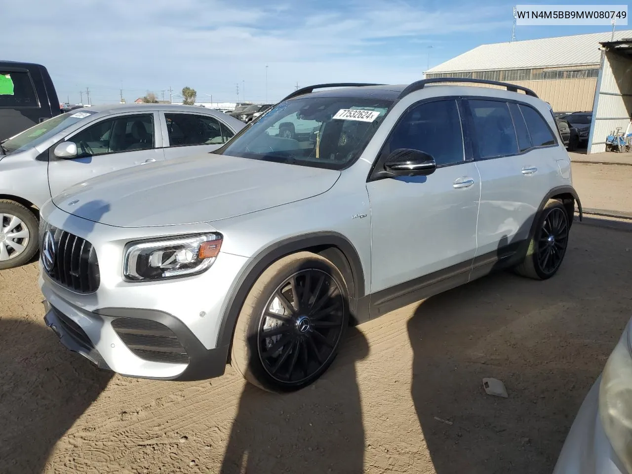 2021 Mercedes-Benz Glb Amg 35 4Matic VIN: W1N4M5BB9MW080749 Lot: 77532624