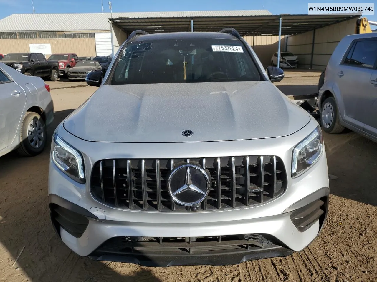 2021 Mercedes-Benz Glb Amg 35 4Matic VIN: W1N4M5BB9MW080749 Lot: 77532624