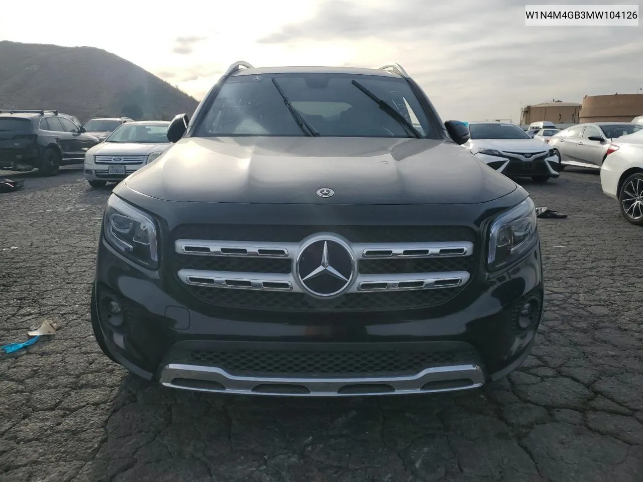 2021 Mercedes-Benz Glb 250 VIN: W1N4M4GB3MW104126 Lot: 79007344