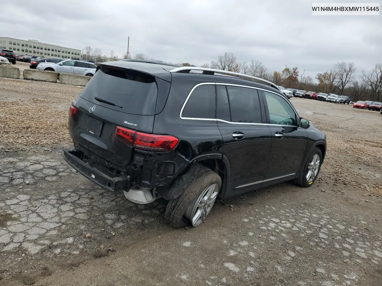 2021 Mercedes-Benz Glb 250 4Matic VIN: W1N4M4HBXMW115445 Lot: 79692954