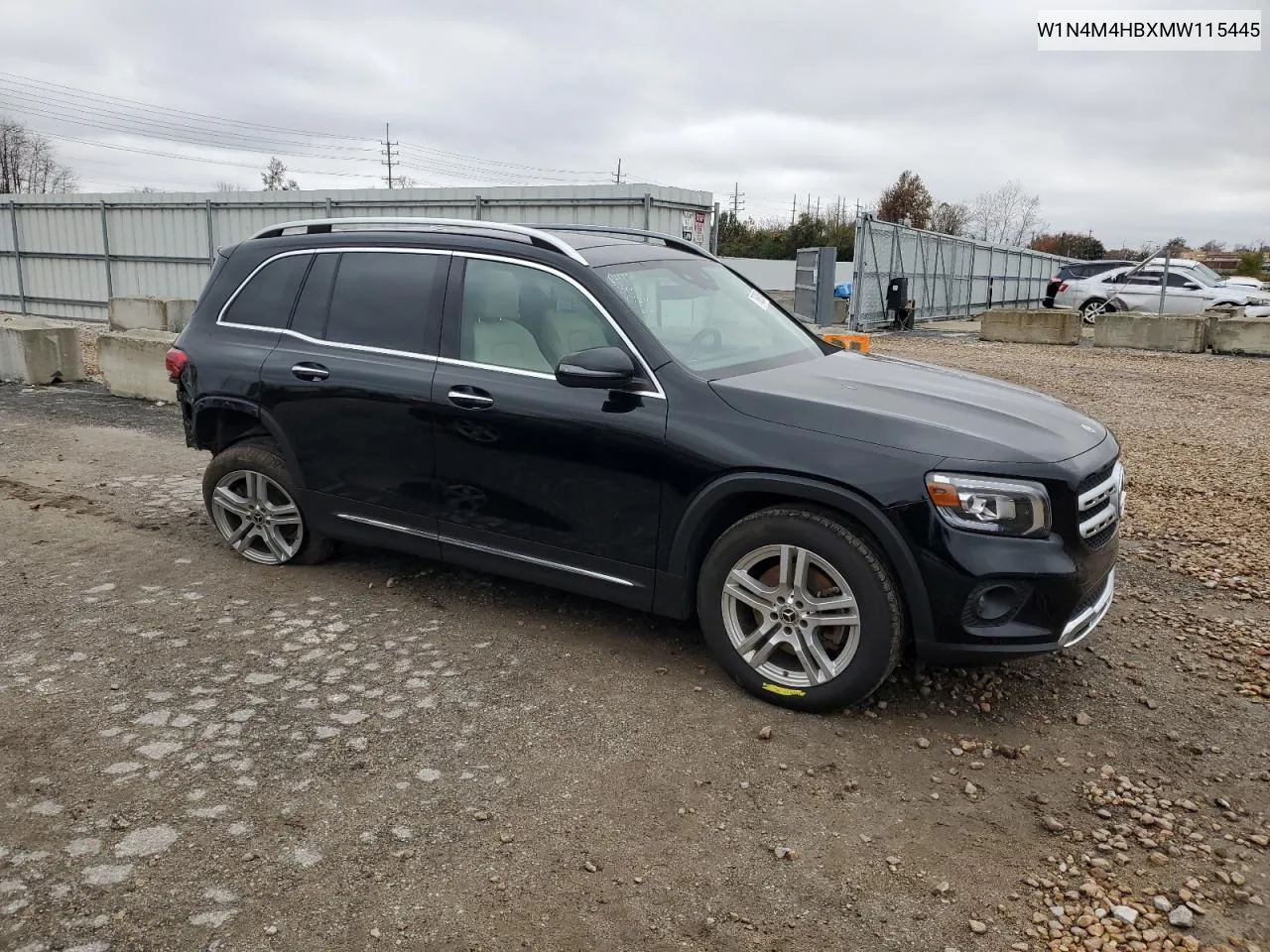 2021 Mercedes-Benz Glb 250 4Matic VIN: W1N4M4HBXMW115445 Lot: 79692954