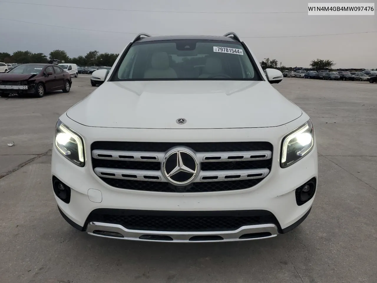 2021 Mercedes-Benz Glb 250 VIN: W1N4M4GB4MW097476 Lot: 79781544