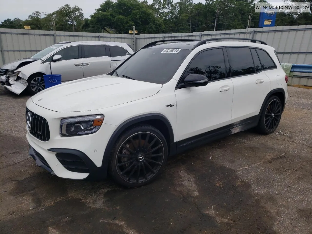 2022 Mercedes-Benz Glb Amg 35 4Matic VIN: W1N4M5BB5NW185189 Lot: 77476934