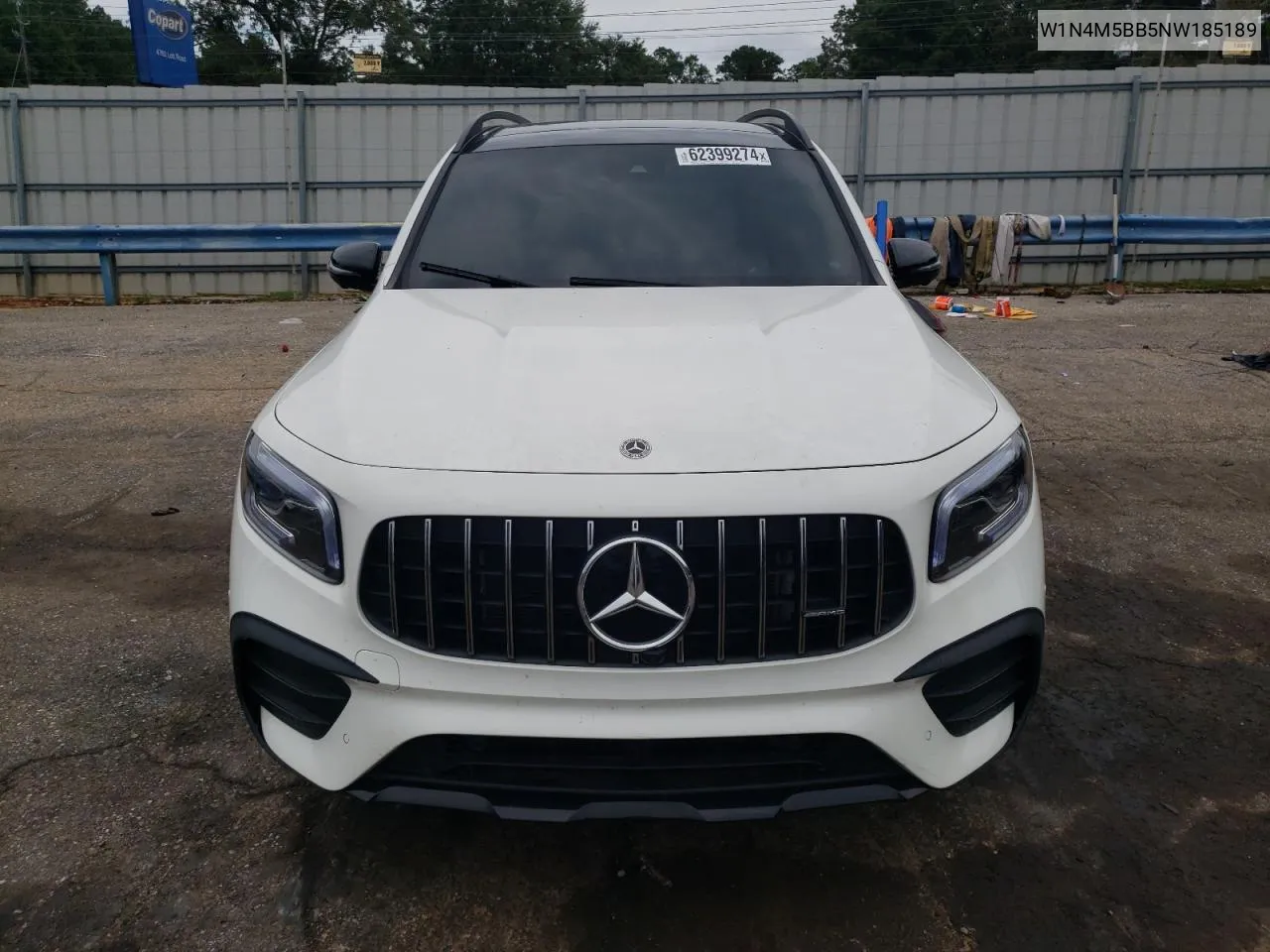 2022 Mercedes-Benz Glb Amg 35 4Matic VIN: W1N4M5BB5NW185189 Lot: 77476934