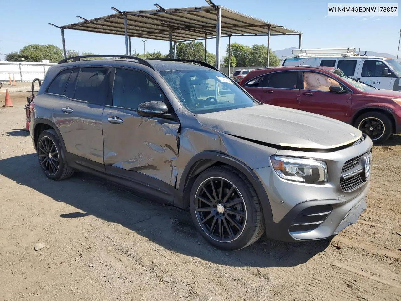 2022 Mercedes-Benz Glb 250 VIN: W1N4M4GB0NW173857 Lot: 72494374