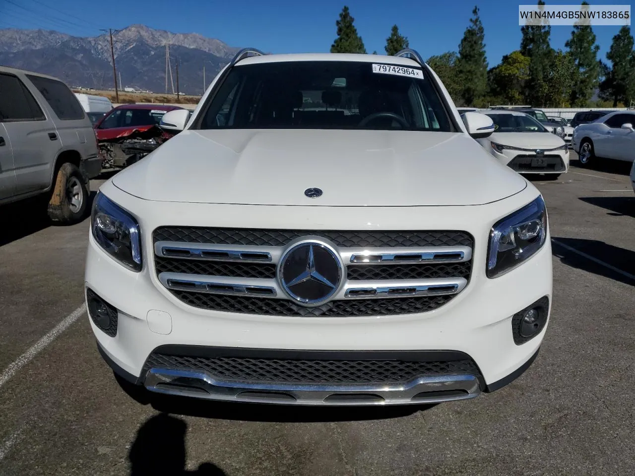 2022 Mercedes-Benz Glb 250 VIN: W1N4M4GB5NW183865 Lot: 79742964