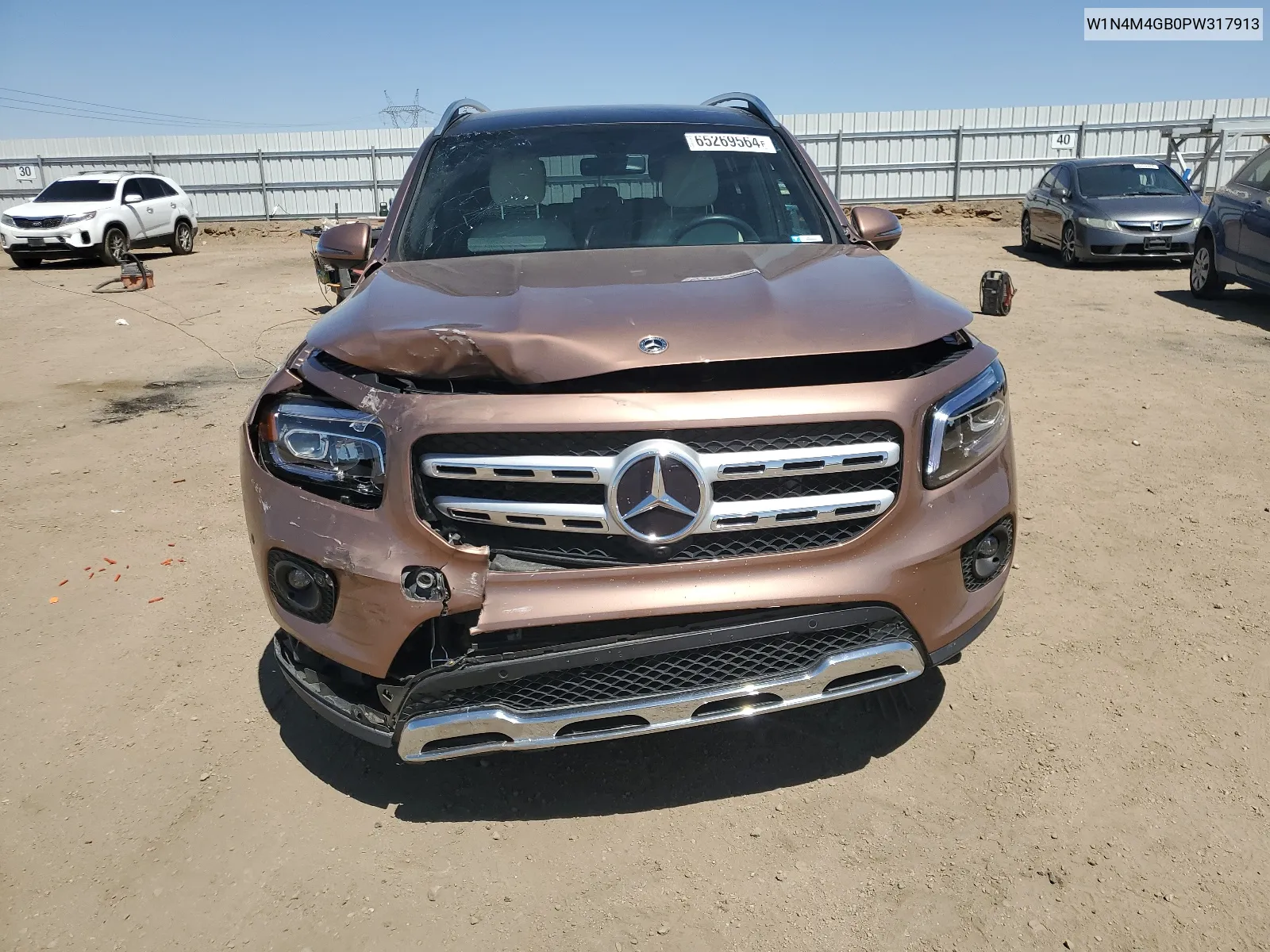 2023 Mercedes-Benz Glb 250 VIN: W1N4M4GB0PW317913 Lot: 65269564