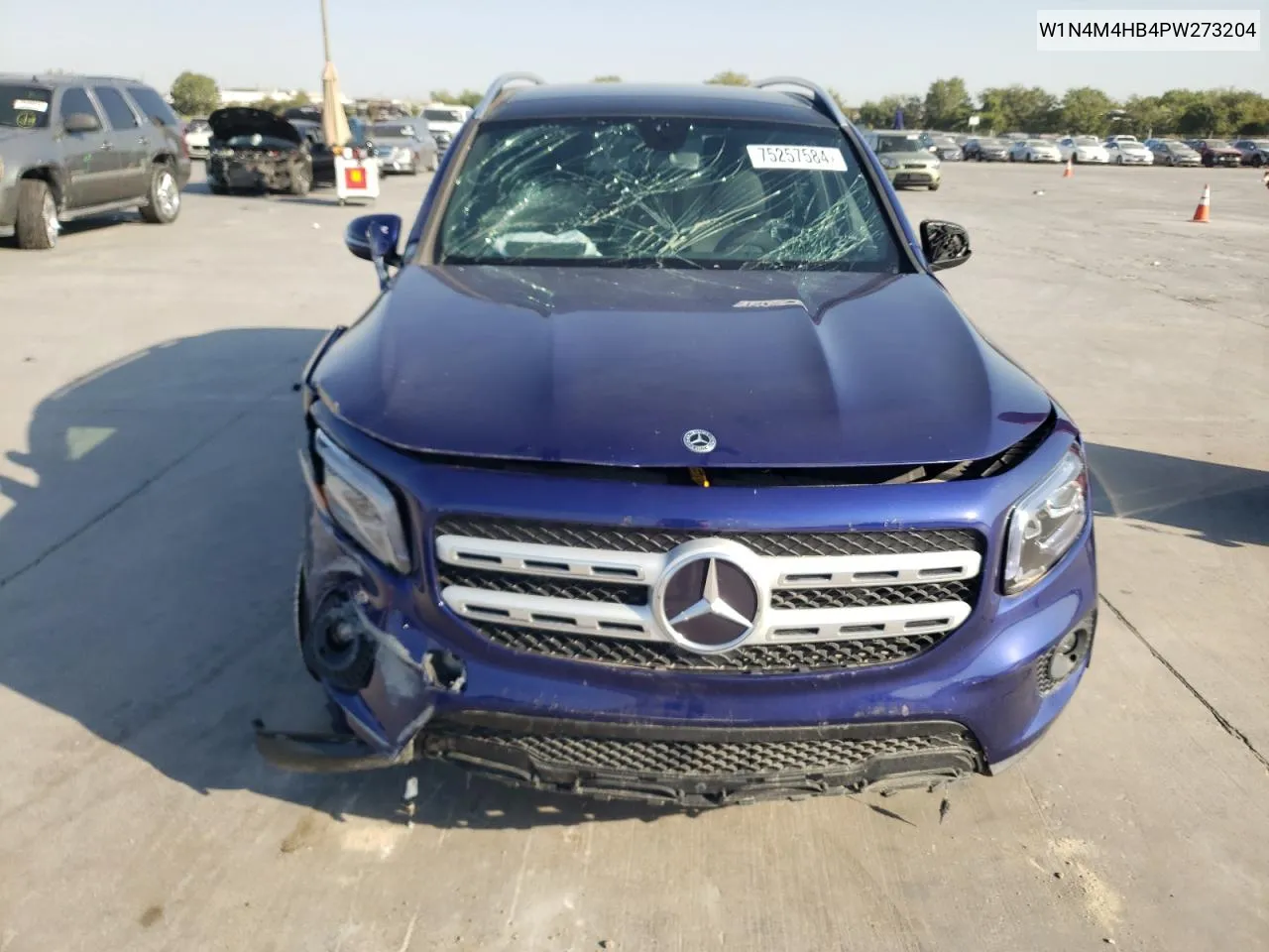 2023 Mercedes-Benz Glb 250 4Matic VIN: W1N4M4HB4PW273204 Lot: 75257584