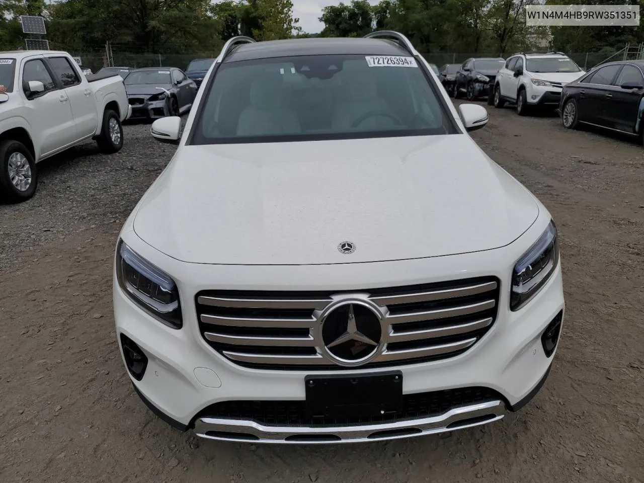 2024 Mercedes-Benz Glb 250 4Matic VIN: W1N4M4HB9RW351351 Lot: 72726394