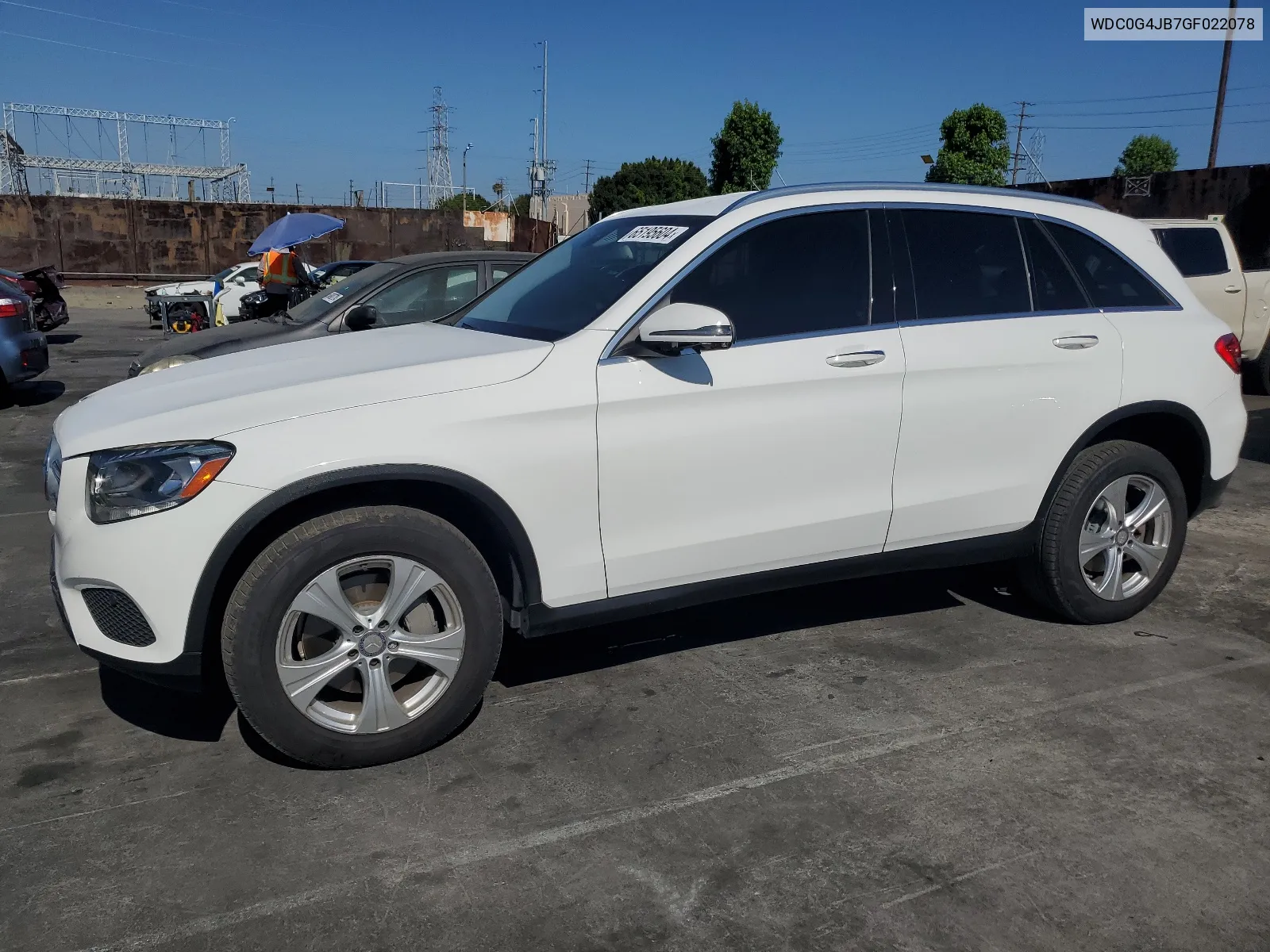 2016 Mercedes-Benz Glc 300 VIN: WDC0G4JB7GF022078 Lot: 65195604