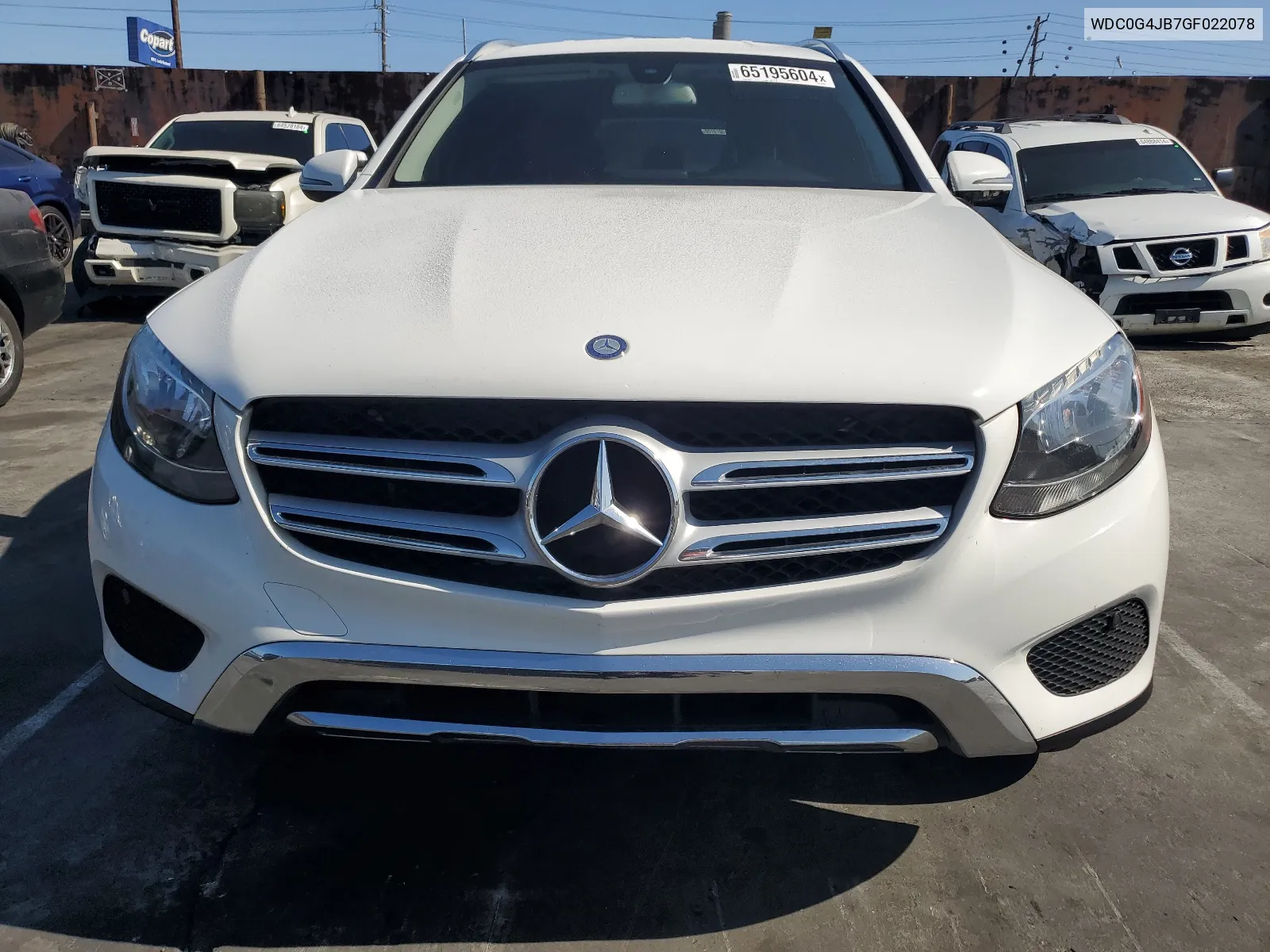 2016 Mercedes-Benz Glc 300 VIN: WDC0G4JB7GF022078 Lot: 65195604