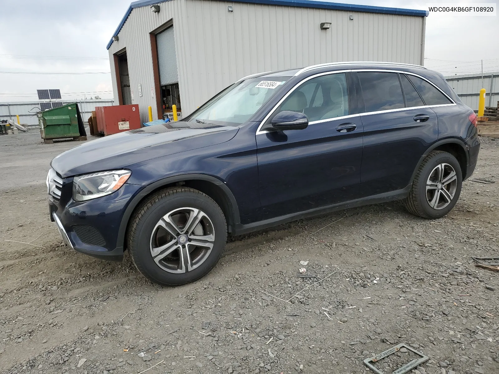 2016 Mercedes-Benz Glc 300 4Matic VIN: WDC0G4KB6GF108920 Lot: 66516584