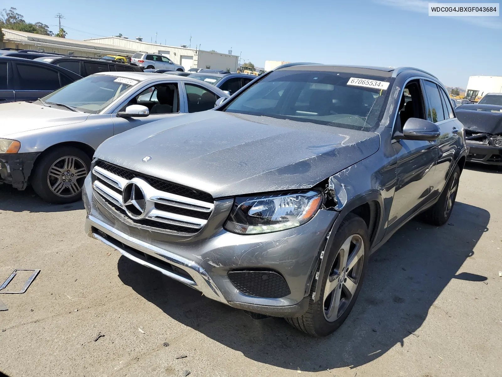 2016 Mercedes-Benz Glc 300 VIN: WDC0G4JBXGF043684 Lot: 67065534