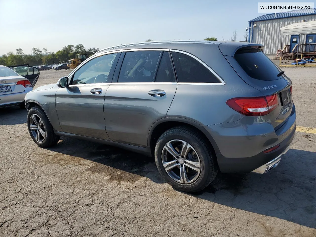 2016 Mercedes-Benz Glc 300 4Matic VIN: WDC0G4KB5GF032235 Lot: 68052184