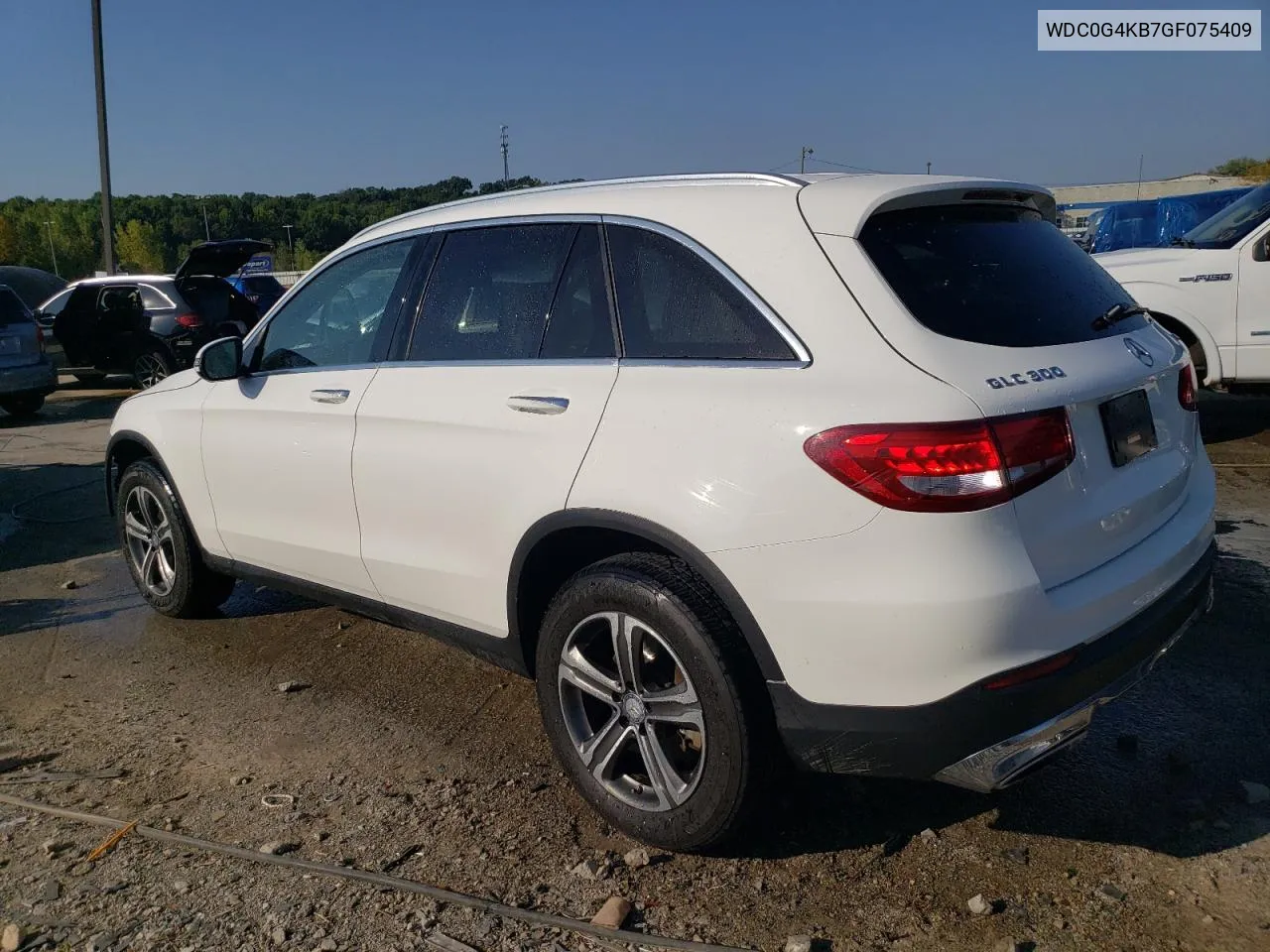 2016 Mercedes-Benz Glc 300 4Matic VIN: WDC0G4KB7GF075409 Lot: 68532994