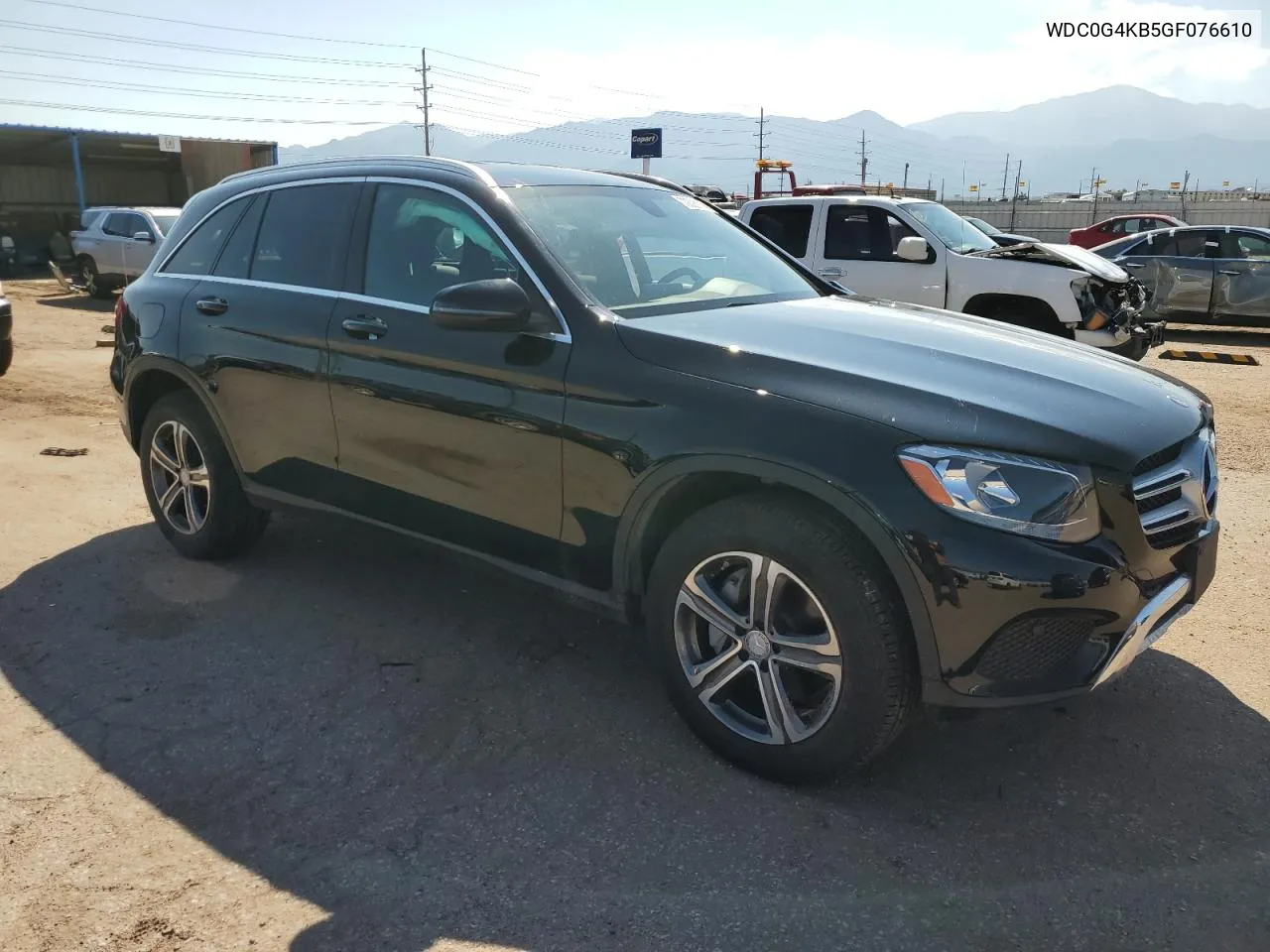 2016 Mercedes-Benz Glc 300 4Matic VIN: WDC0G4KB5GF076610 Lot: 70308114