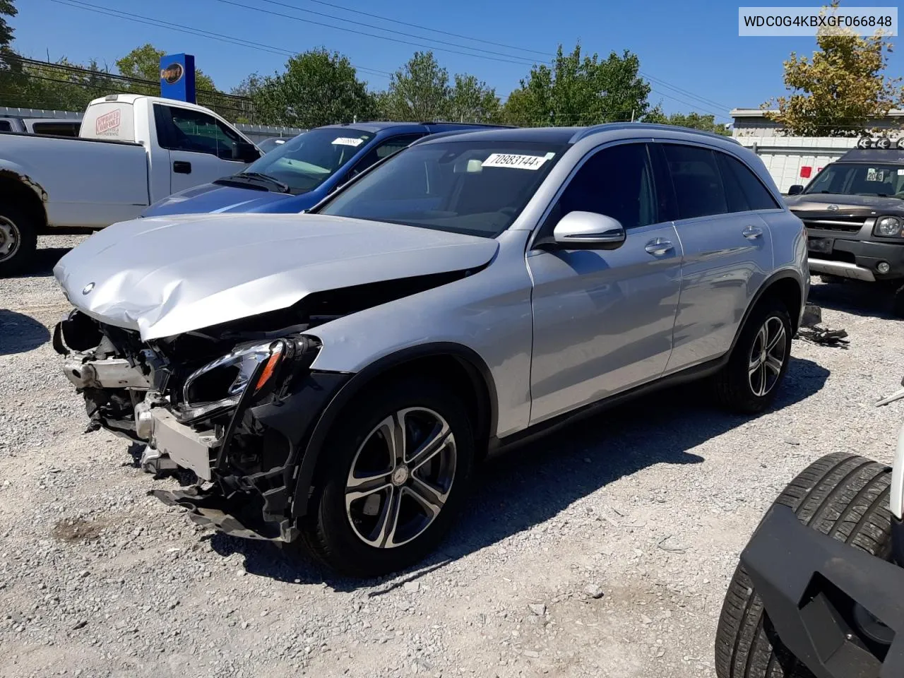 2016 Mercedes-Benz Glc 300 4Matic VIN: WDC0G4KBXGF066848 Lot: 70983144