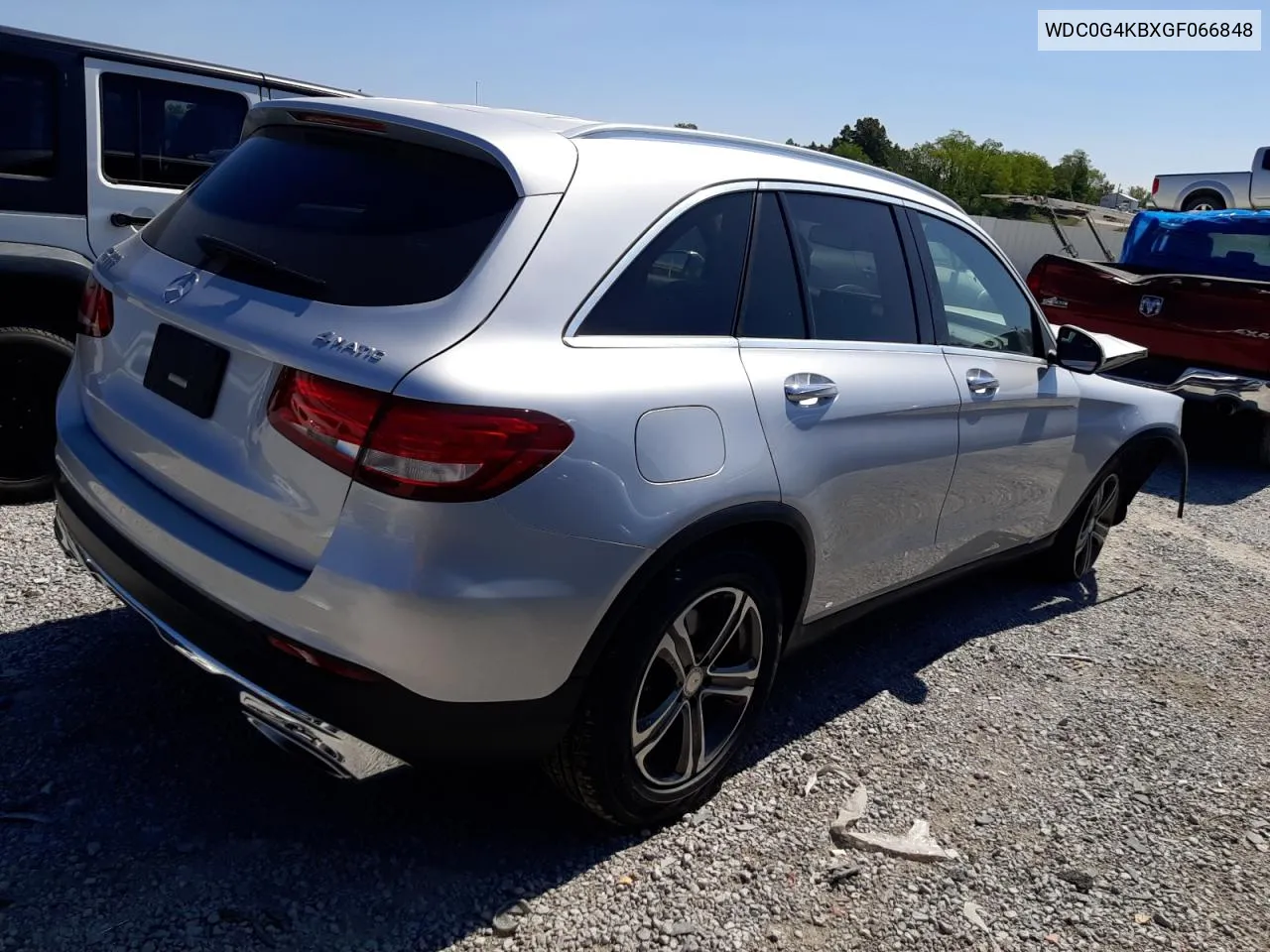 2016 Mercedes-Benz Glc 300 4Matic VIN: WDC0G4KBXGF066848 Lot: 70983144