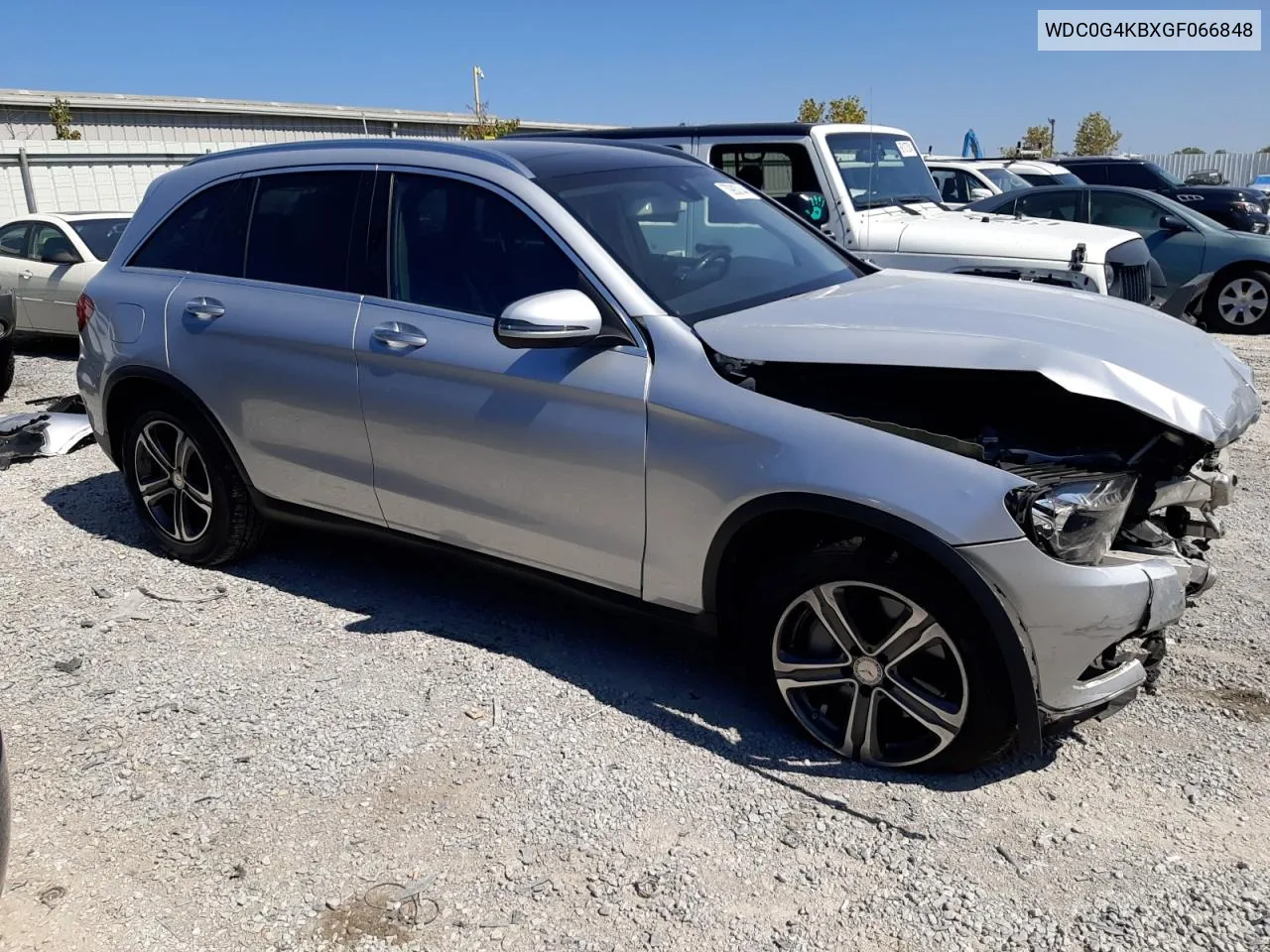 2016 Mercedes-Benz Glc 300 4Matic VIN: WDC0G4KBXGF066848 Lot: 70983144