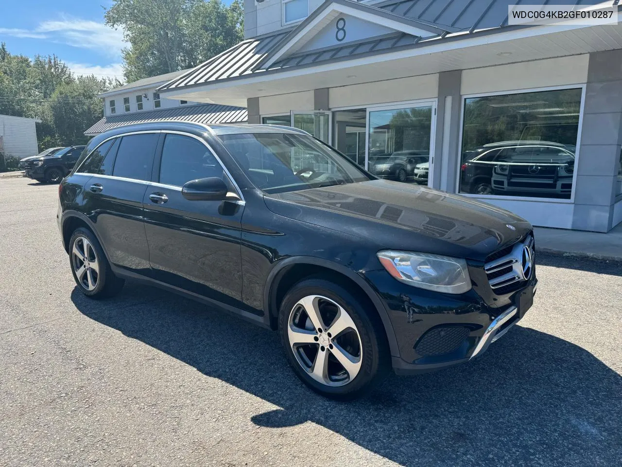 2016 Mercedes-Benz Glc 300 4Matic VIN: WDC0G4KB2GF010287 Lot: 71120864