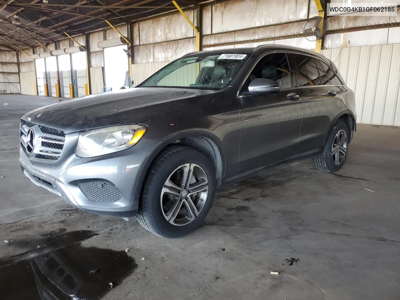 2016 Mercedes-Benz Glc 300 4Matic VIN: WDC0G4KB1GF062185 Lot: 71681924