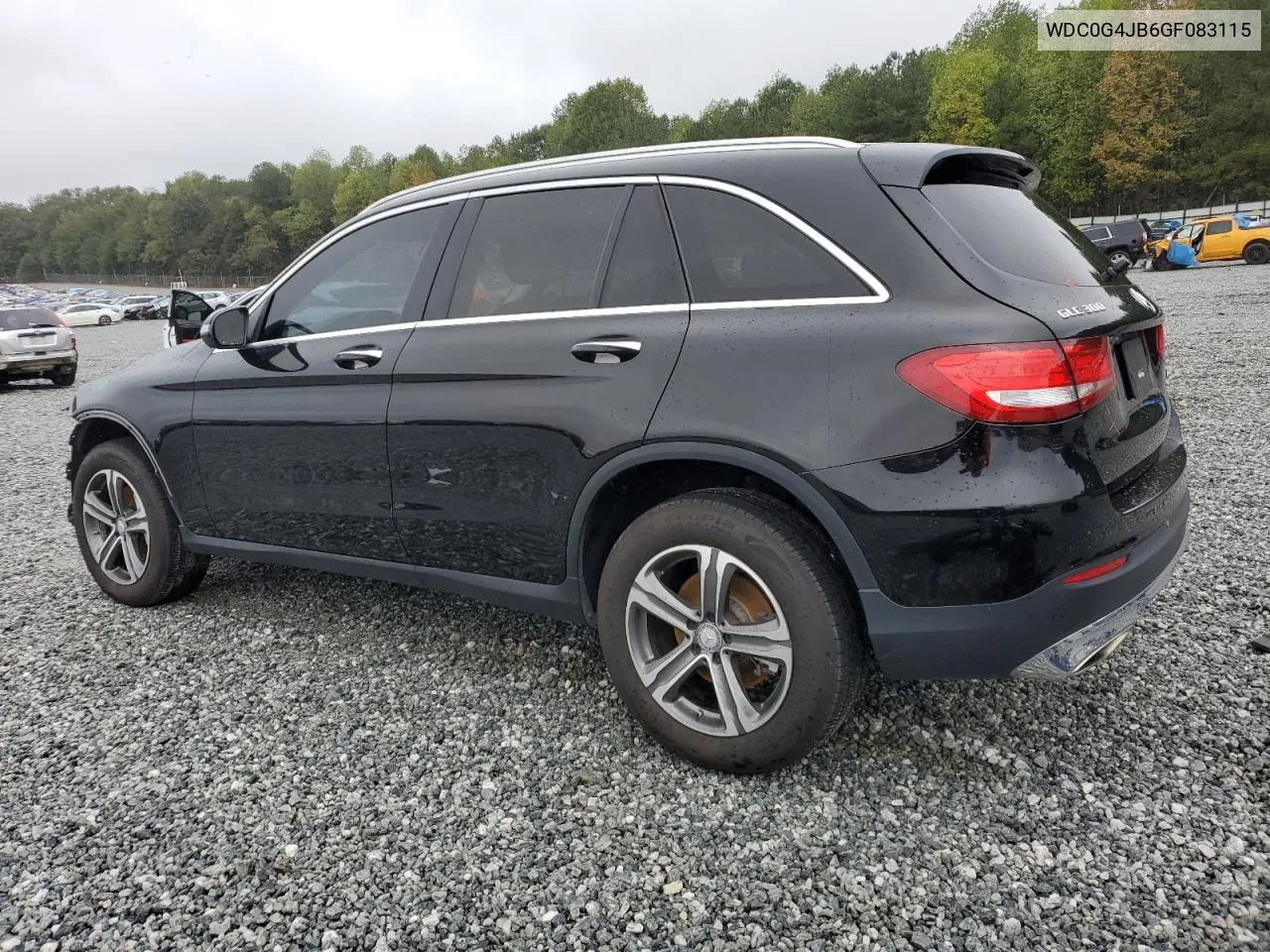 2016 Mercedes-Benz Glc 300 VIN: WDC0G4JB6GF083115 Lot: 73217184