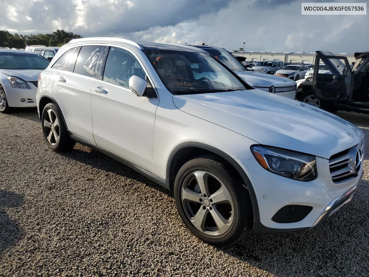 2016 Mercedes-Benz Glc 300 VIN: WDC0G4JBXGF057536 Lot: 73820124