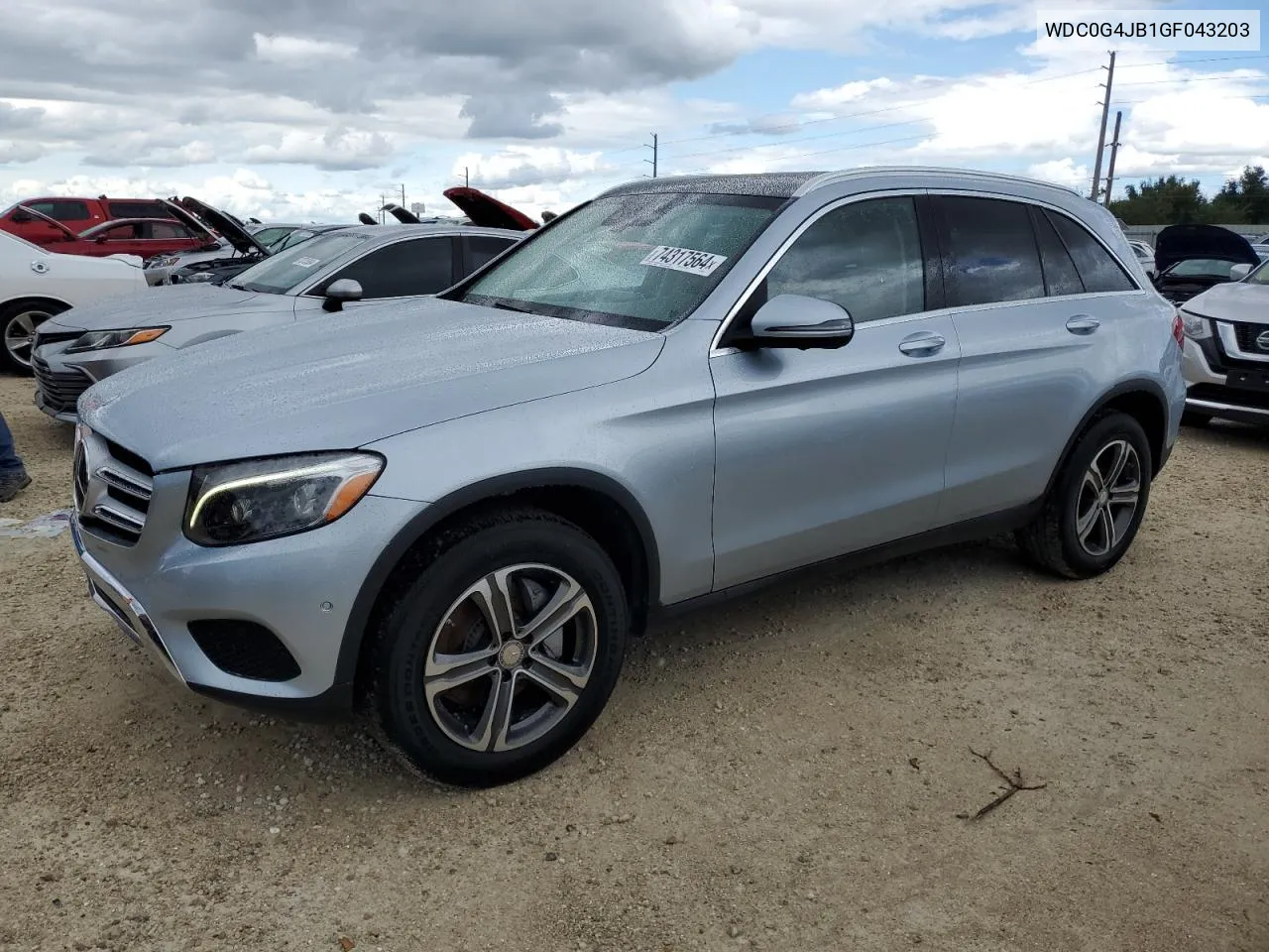 2016 Mercedes-Benz Glc 300 VIN: WDC0G4JB1GF043203 Lot: 74317564