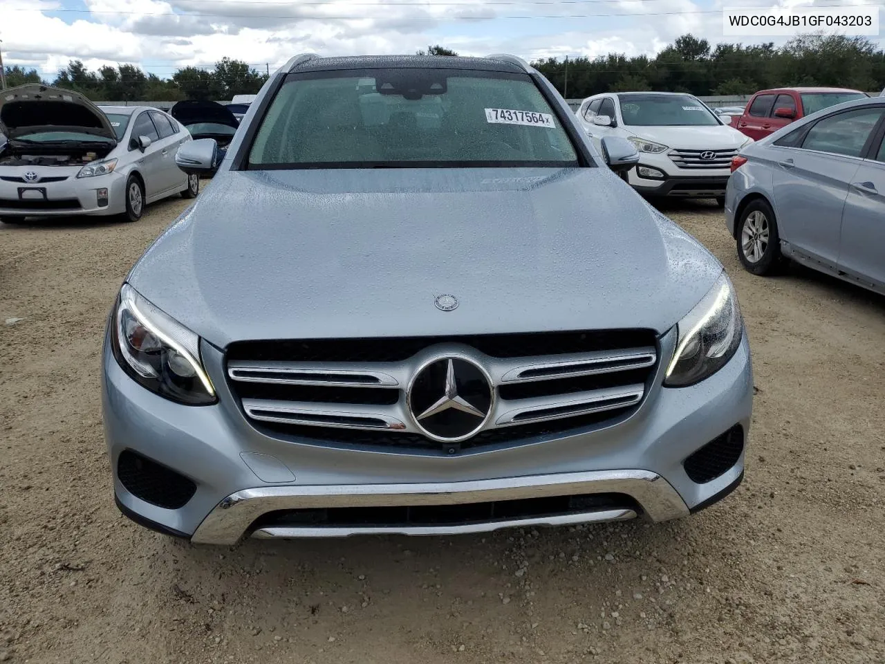 2016 Mercedes-Benz Glc 300 VIN: WDC0G4JB1GF043203 Lot: 74317564