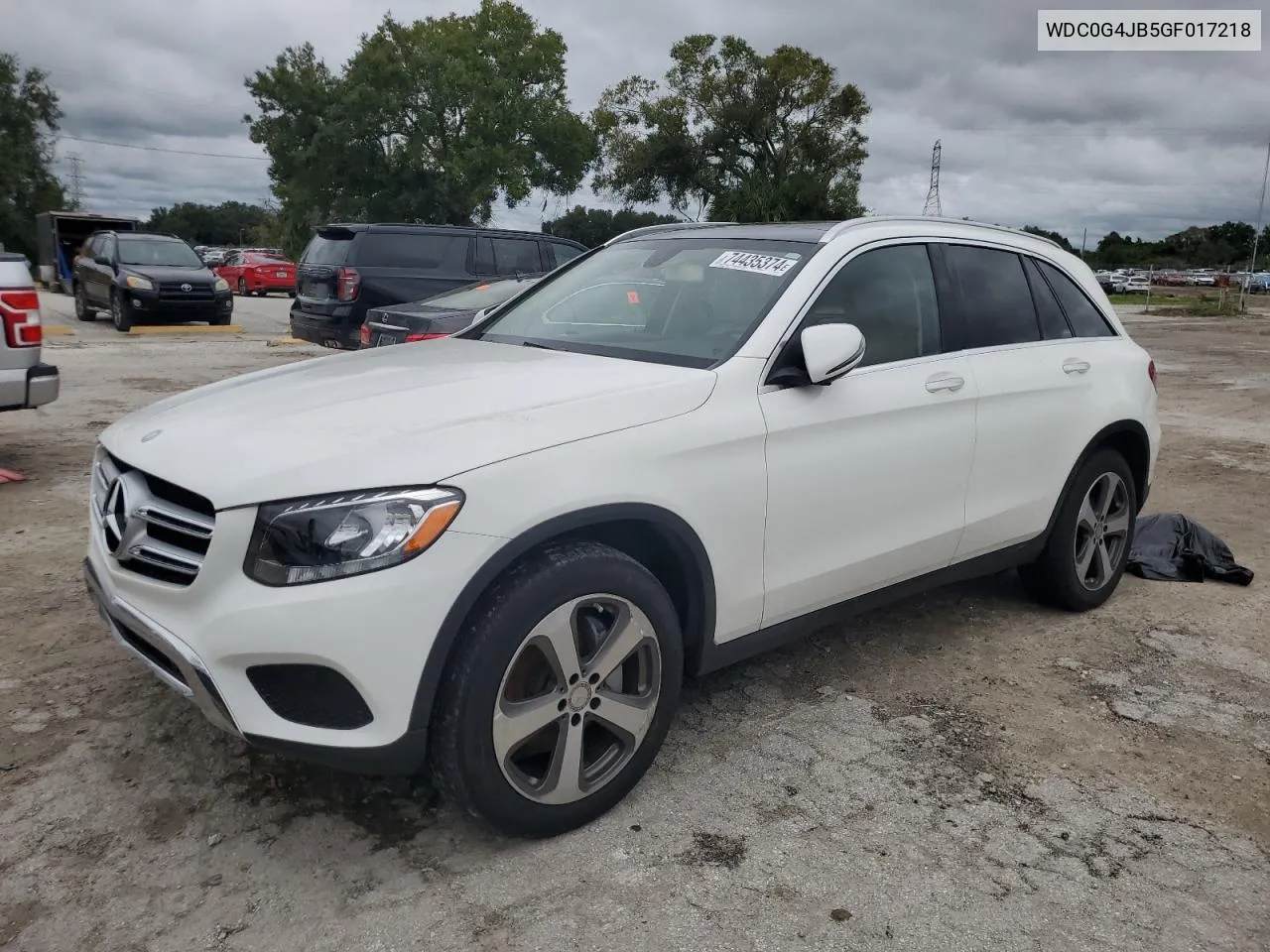 2016 Mercedes-Benz Glc 300 VIN: WDC0G4JB5GF017218 Lot: 74435374