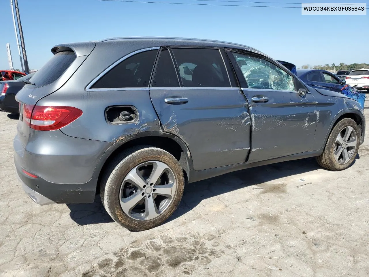 2016 Mercedes-Benz Glc 300 4Matic VIN: WDC0G4KBXGF035843 Lot: 75458164