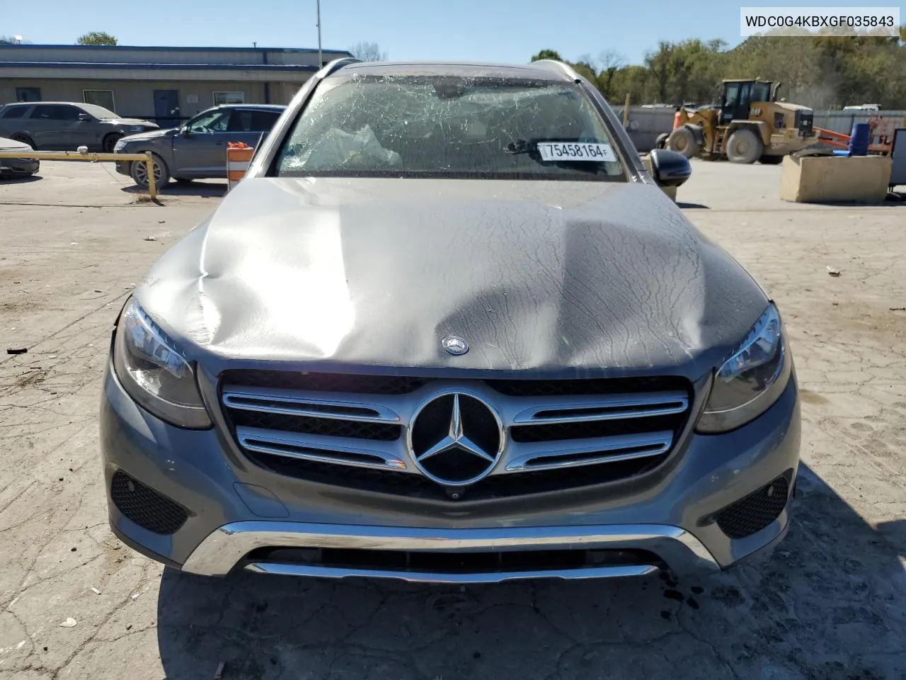 2016 Mercedes-Benz Glc 300 4Matic VIN: WDC0G4KBXGF035843 Lot: 75458164