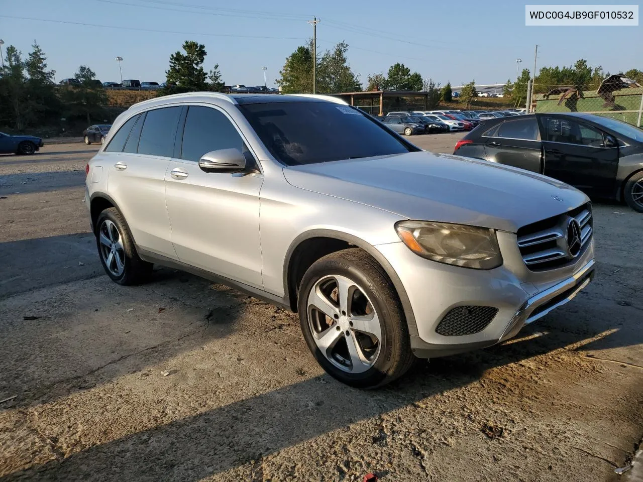 2016 Mercedes-Benz Glc 300 VIN: WDC0G4JB9GF010532 Lot: 75606904