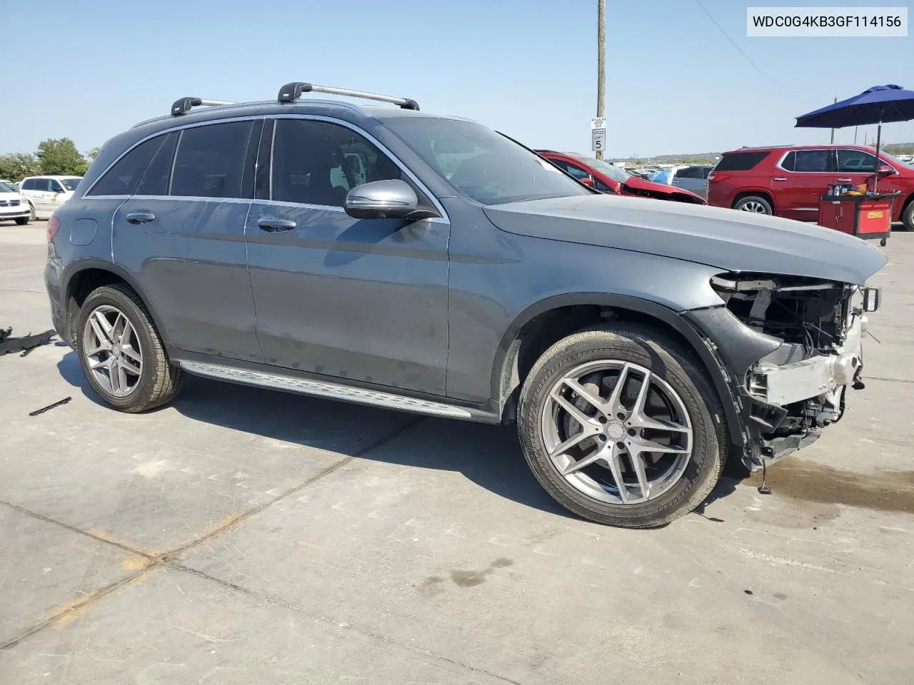 2016 Mercedes-Benz Glc 300 4Matic VIN: WDC0G4KB3GF114156 Lot: 75750424