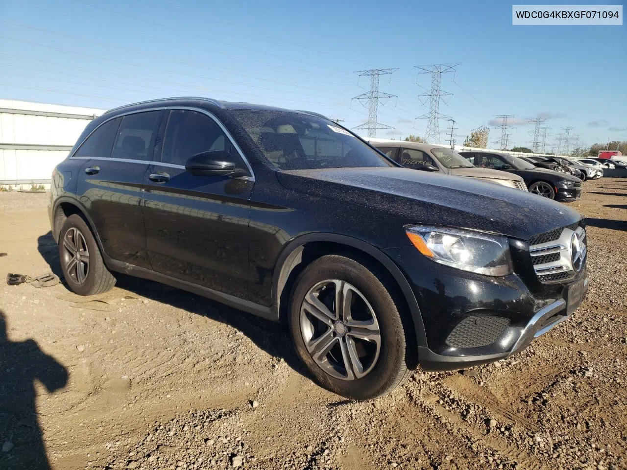 2016 Mercedes-Benz Glc 300 4Matic VIN: WDC0G4KBXGF071094 Lot: 76114654