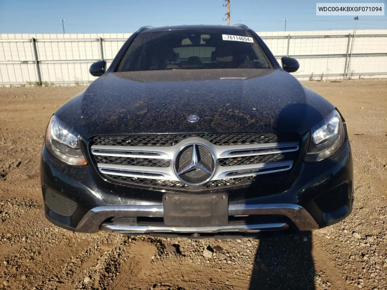 2016 Mercedes-Benz Glc 300 4Matic VIN: WDC0G4KBXGF071094 Lot: 76114654