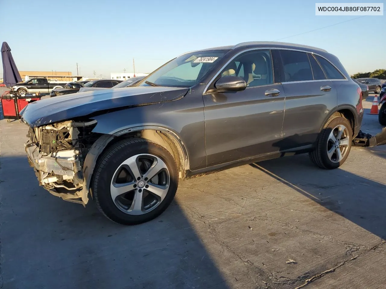 2016 Mercedes-Benz Glc 300 VIN: WDC0G4JB8GF087702 Lot: 76241904