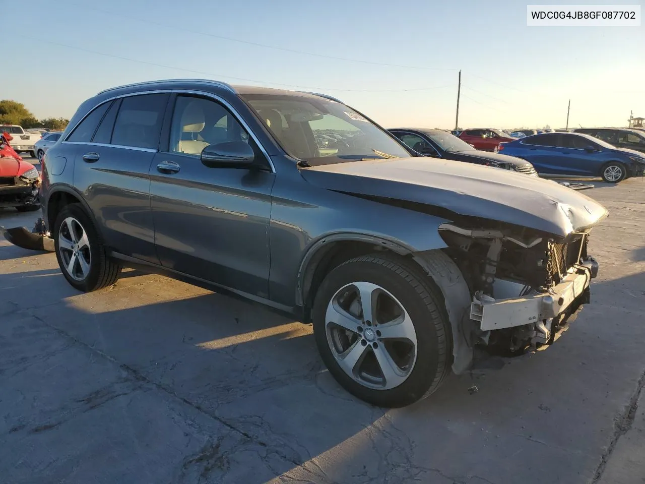 2016 Mercedes-Benz Glc 300 VIN: WDC0G4JB8GF087702 Lot: 76241904