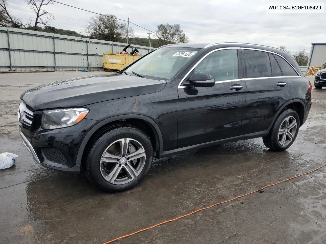 2016 Mercedes-Benz Glc 300 VIN: WDC0G4JB2GF108429 Lot: 76291124