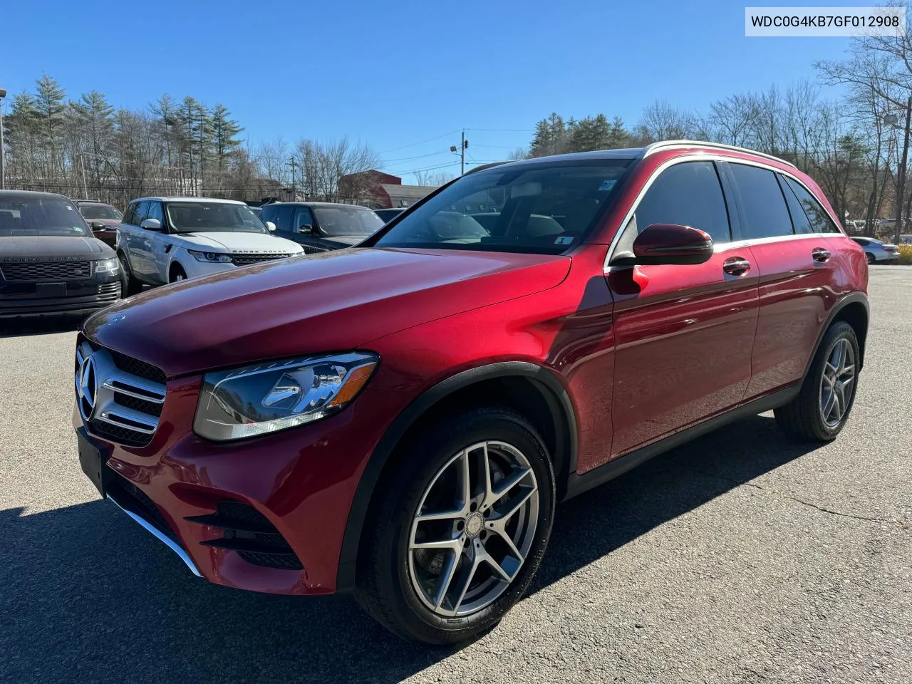 2016 Mercedes-Benz Glc 300 4M VIN: WDC0G4KB7GF012908 Lot: 80933564