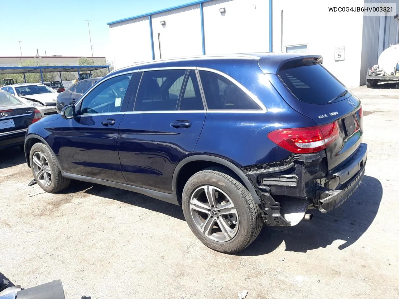 2017 Mercedes-Benz Glc 300 VIN: WDC0G4JB6HV003321 Lot: 59997074