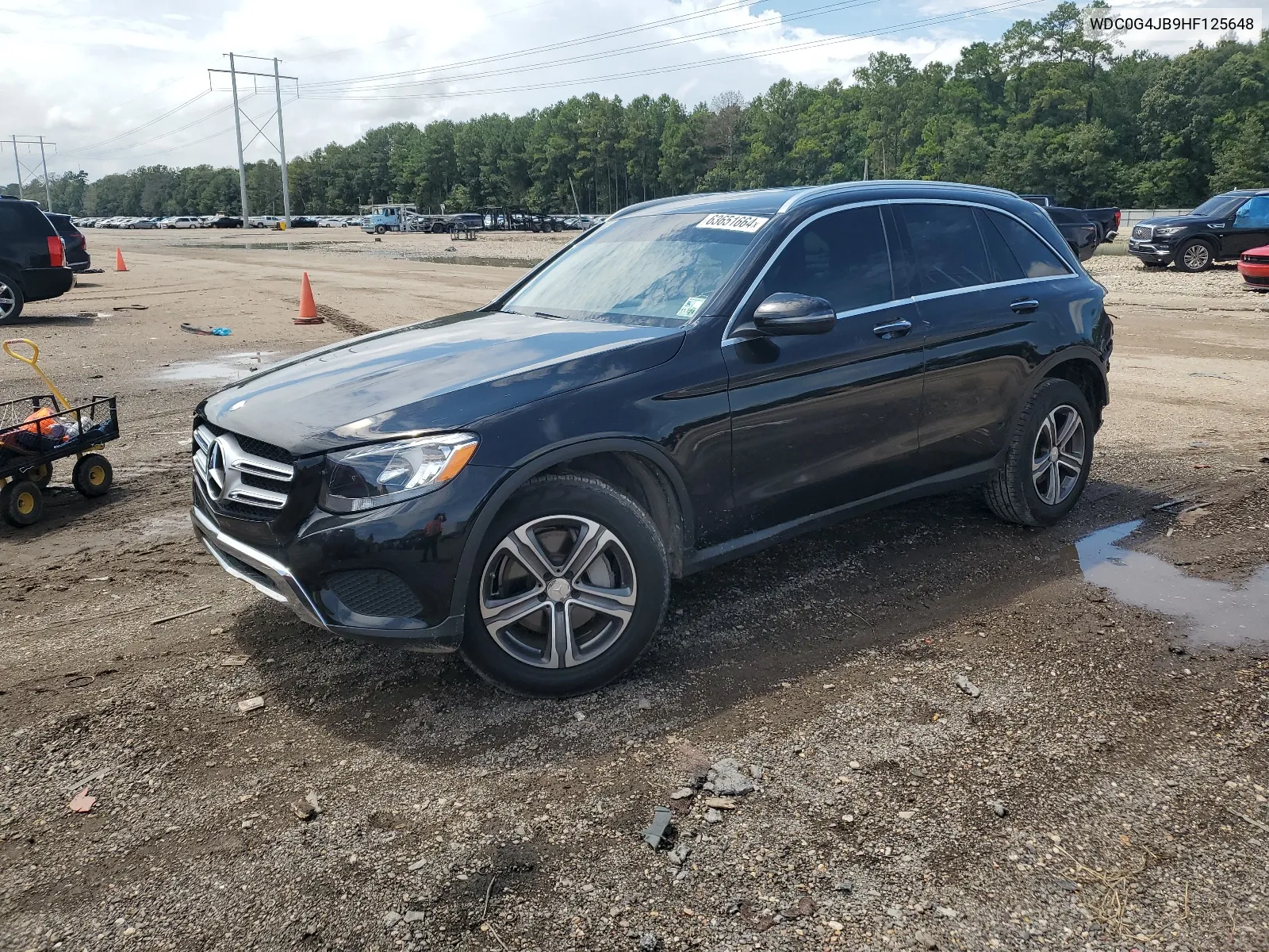 2017 Mercedes-Benz Glc 300 VIN: WDC0G4JB9HF125648 Lot: 63651664