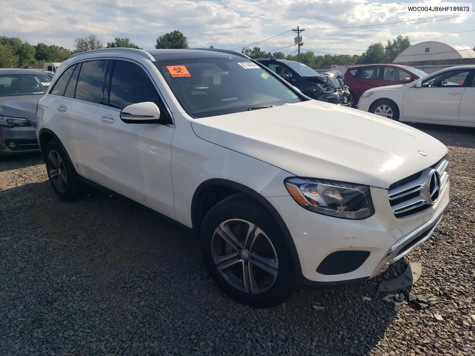 2017 Mercedes-Benz Glc 300 VIN: WDC0G4JB6HF189873 Lot: 67144284