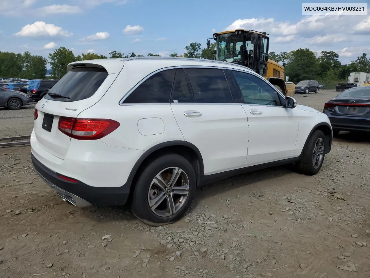 2017 Mercedes-Benz Glc 300 4Matic VIN: WDC0G4KB7HV003231 Lot: 69339534